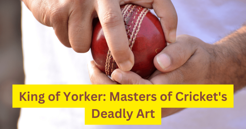 King of yorker: Masters of Cricket's Deadly Art