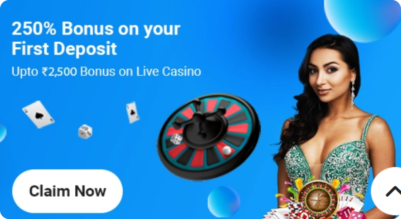 first deposit bonus- live casino
