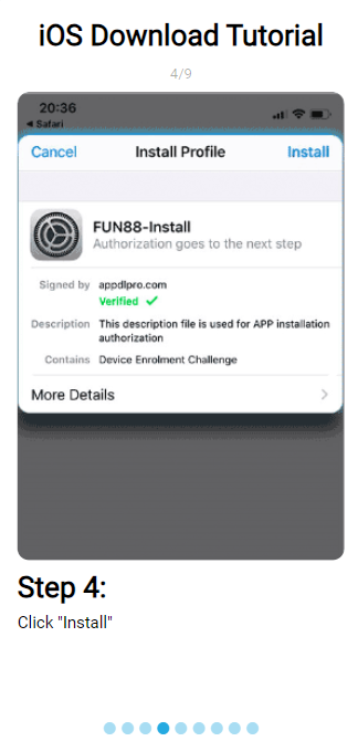 Ios app download step 4